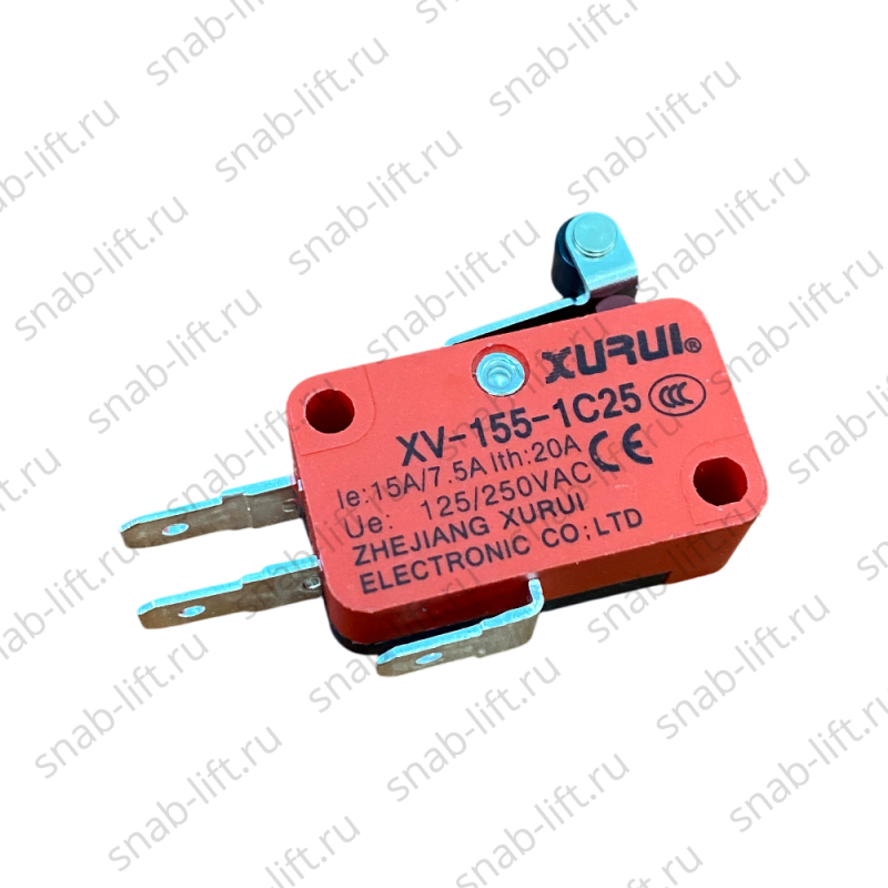 СНАБЛИФТ :: Микропереключатель XV-155-1C25 RED XIRUI Выключатели